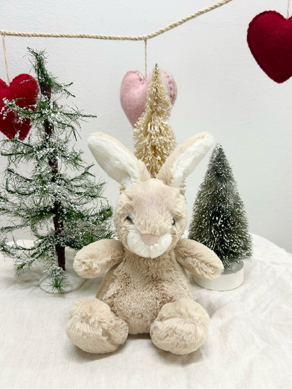 Jellycat tan bobtail bunny retired small